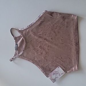 Lovely Day Velvet Crop Top